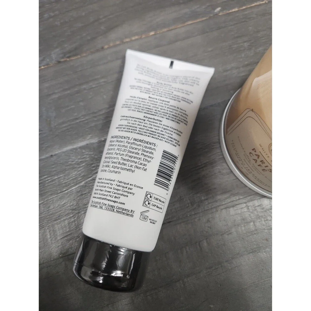 Scottish Fine Soaps Au Lait Body Butter Sensitive Formula  - 7 Fl Oz - Sealed